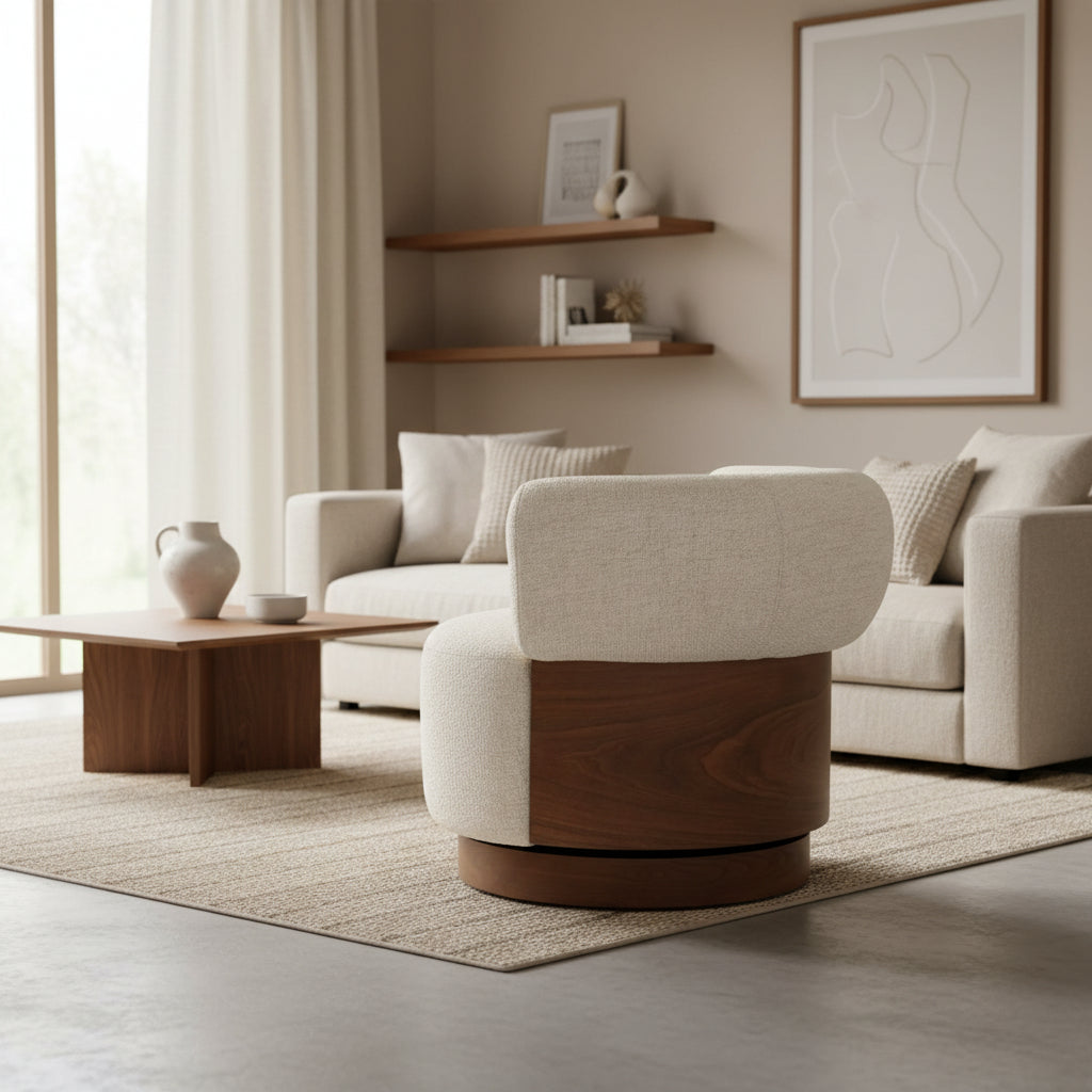 Fauteuil Nila bruin