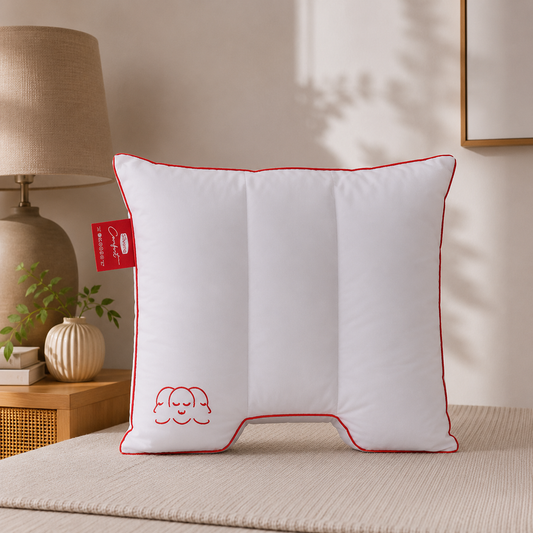 Silvana comfort pillow red
