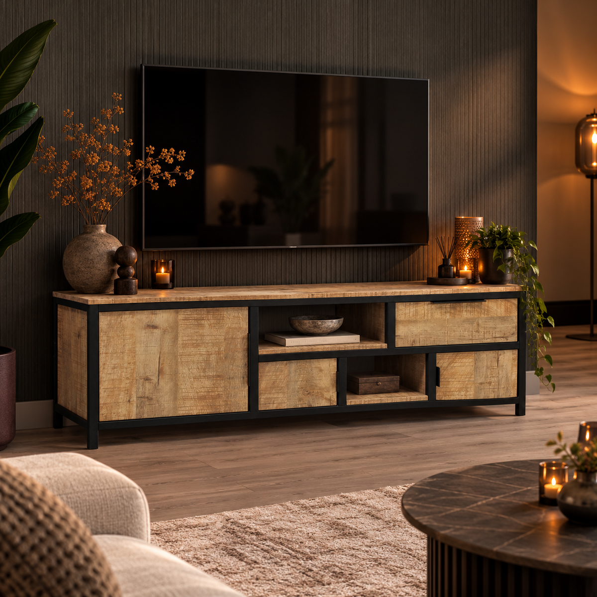 Tv-meubel Bombay middel