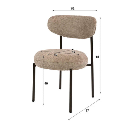 Dining Chair Round - Set of 2