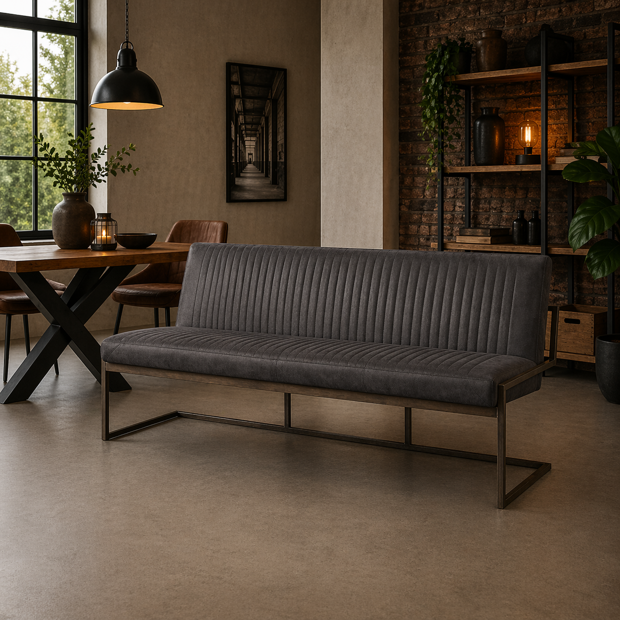 Ferro dining bench