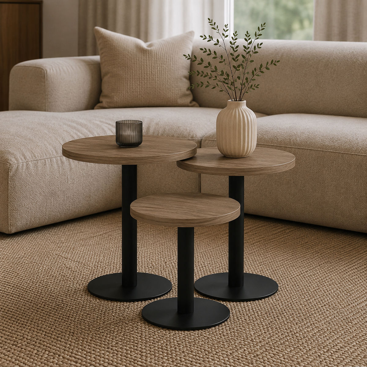 Lynn oval coffee table