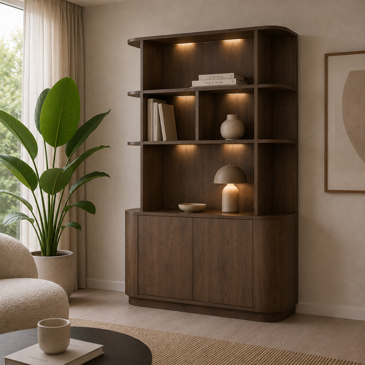Wandkast Taverne midden