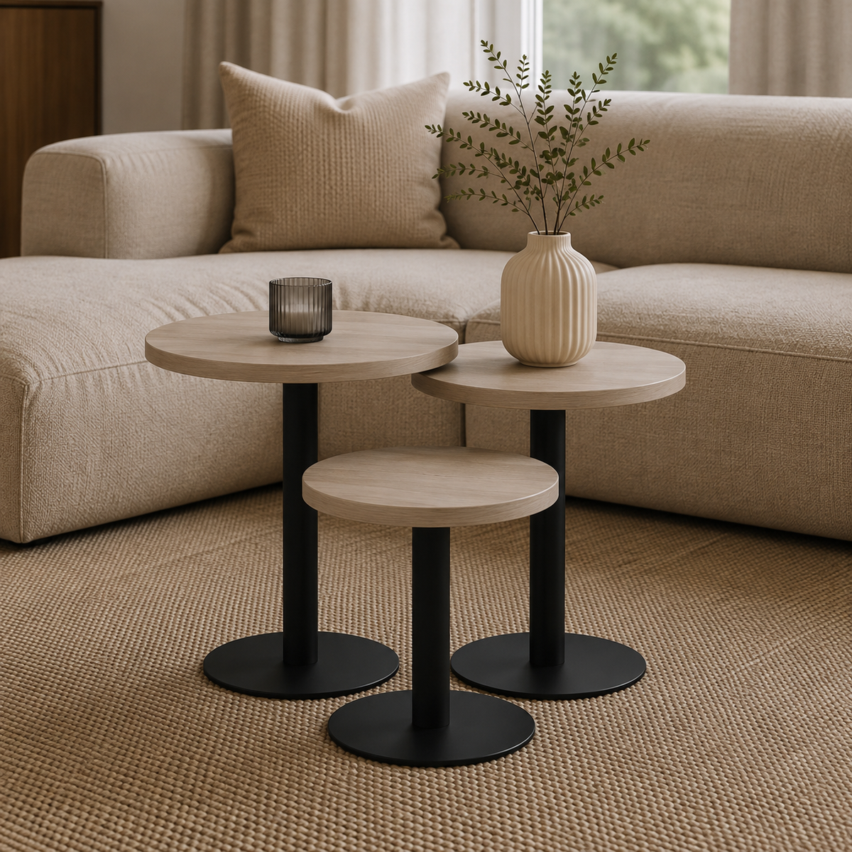 Lynn oval coffee table
