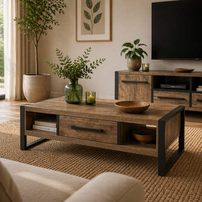 Cascade corner table
