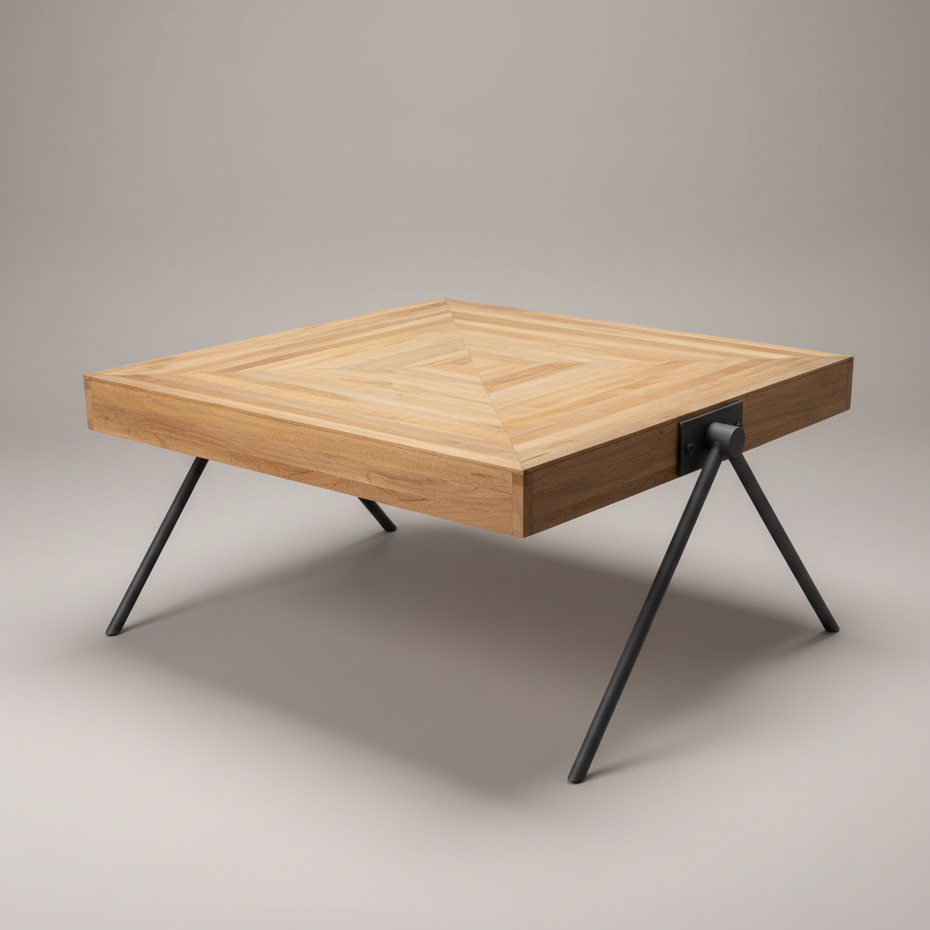 Teak coffee table