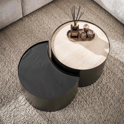 Salontafelset Metal half moon