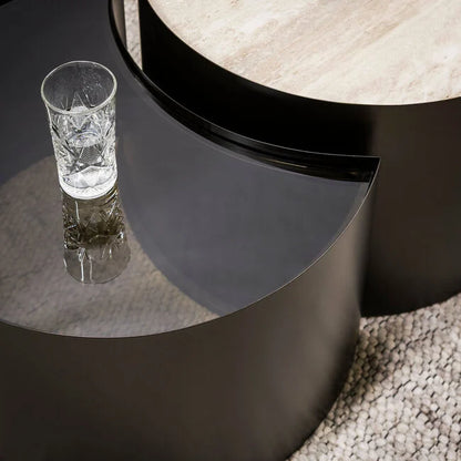 Salontafelset Metal half moon