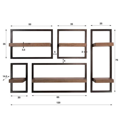 Wandschap Carve